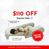 Huglora | Cooling Body Pillow Innovative Fabric — view 2