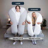 Huglora | Cooling Body Pillow Innovative Fabric — view 4