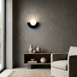 Maelle | LED Wall Lamp Semi-Round Soft Glow — view 4