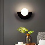 Maelle | LED Wall Lamp Semi-Round Soft Glow — view 5