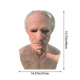 Stornfield | Old Man Halloween Mask Realistic Latex Design — view 5
