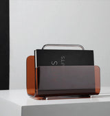 Odile | Acrylic Magazine Rack Portable Eco-Friendly Design — view 7