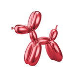 Popella | Balloon Dog Sculpture Decorative Art Piece Neon Pink Gold Silver — view 4
