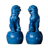 Lucian | Ceramic Foo Dogs Decorative Statues Handmade Glazed Finish — view 6