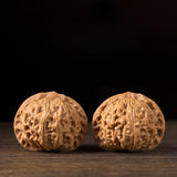 Clemence | Chinese Wenwan Walnut Pair Hand-Selected For Mindful Play — view 2