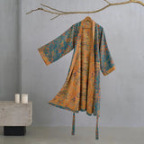 Margaux | Cotton Gauze Kimono Robe Breathable Organic Fabric — view 1