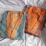 Margaux | Cotton Gauze Kimono Robe Breathable Organic Fabric — view 2