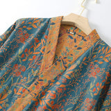 Margaux | Cotton Gauze Kimono Robe Breathable Organic Fabric — view 8