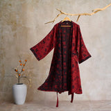 Lavinia | Cotton Gauze Kimono Robe Lightweight Breathable — view 23