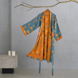 Lavinia | Cotton Gauze Kimono Robe Lightweight Breathable — view 7