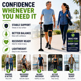 Ingram | Freestanding Folding Walking Stick Lightweight Aluminium — view 8