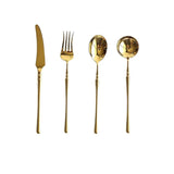 Adela | Gold Stainless Steel Cutlery Set 20, 30 Or 60 Pieces — view 2