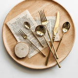 Adela | Gold Stainless Steel Cutlery Set 20, 30 Or 60 Pieces — view 3
