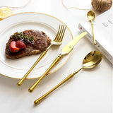 Adela | Gold Stainless Steel Cutlery Set 20, 30 Or 60 Pieces — view 6