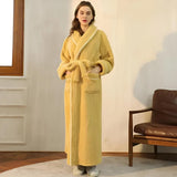 Marlowe | Luxurious Dressing Gown Soft Coral Fleece — view 1