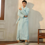 Marlowe | Luxurious Dressing Gown Soft Coral Fleece — view 13