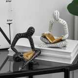 Leonie | Nordic Reading Sculpture Minimalist Design — view 4