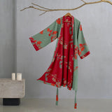 Genevieve | Organic Cotton Kimono Robe Soft Breathable Fabric — view 12