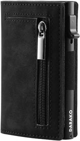 Walvix | RFID-Protected Slim Wallet Quick Access Slide Mechanism — view 1