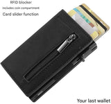 Walvix | RFID-Protected Slim Wallet Quick Access Slide Mechanism — view 8