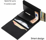 Walvix | RFID-Protected Slim Wallet Quick Access Slide Mechanism — view 9