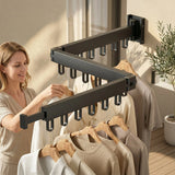 Hangora | Retractable Wall Drying Rack Space-Saving Design — view 6