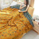 Juniper | Reversible Quilt Ginkgo Leaf Print Lightweight — view 2