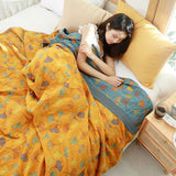 Juniper | Reversible Quilt Ginkgo Leaf Print Lightweight — view 3