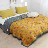 Juniper | Reversible Quilt Ginkgo Leaf Print Lightweight — view 4