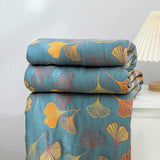 Juniper | Reversible Quilt Ginkgo Leaf Print Lightweight — view 7