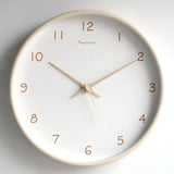 Tamsin | Silent Analogue Wall Clock Solid Wood 30cm — view 1