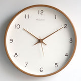 Tamsin | Silent Analogue Wall Clock Solid Wood 30cm — view 4