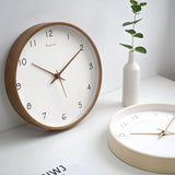 Tamsin | Silent Analogue Wall Clock Solid Wood 30cm — view 7