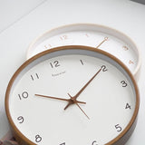 Tamsin | Silent Analogue Wall Clock Solid Wood 30cm — view 8