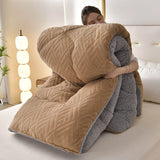 Snugvale | Thick Sherpa Winter Blanket Integrated Quilt Core — view 15