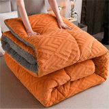 Snugvale | Thick Sherpa Winter Blanket Integrated Quilt Core — view 4
