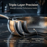 Marisol | Titanium Chef's Pot Pan Non-Stick 24cm Durable Design — view 4