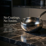Marisol | Titanium Chef's Pot Pan Non-Stick 24cm Durable Design — view 6