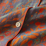Imogen | Vintage Leaf Cotton Loungewear Set Soft Lightweight — view 7