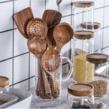 Hawthorn | Wooden Cooking Utensil Set Premium Teak Wood — view 2