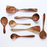 Hawthorn | Wooden Cooking Utensil Set Premium Teak Wood — view 6
