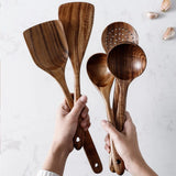 Hawthorn | Wooden Cooking Utensil Set Premium Teak Wood — view 7