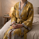 Lavinia | Cotton Gauze Kimono Robe Lightweight Breathable — lifestyle