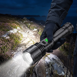 Brannock | Tactical Flashlight 100,000 Lumens Rechargeable — lifestyle