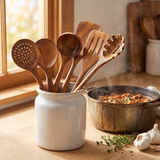 Hawthorn | Wooden Cooking Utensil Set Premium Teak Wood — lifestyle
