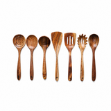 Hawthorn | Wooden Cooking Utensil Set Premium Teak Wood — product shot