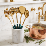 Gilda | Golden Stainless Steel Utensil Set Ergonomic Design — lifestyle