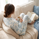 Isadora | Pyjama Set Soft Breathable Cotton Yarn — lifestyle