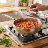 Marisol | Titanium Chef's Pot Pan Non-Stick 24cm Durable Design — lifestyle