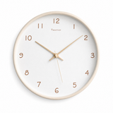 Tamsin | Silent Analogue Wall Clock Solid Wood 30cm — product shot